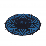 MOZE PVC protective shisha mat : Size:T.U, Color:BLUE