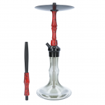 EL-BADIA M5 Shisha Pipe : Size:T.U, Color:BLACK RED