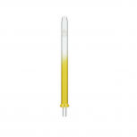 COLOURED GLASS mouthpiece : Size:T.U, Color:YELLOW