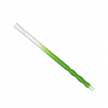 FROSTED GLASS XL mouthpiece : Size:T.U, Color:GREEN