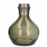EL-BADIA C1 Click vase : Size:T.U, Color:BLACK CARBON