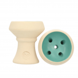 Da Vinci Bowl : Size:T.U, Color:WHITE TURQUOISE