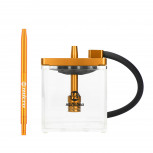 MS MICRO CUBE Hookah : Size:T.U, Color:CLEAR / GOLD