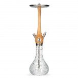 WOOKAH OAK CRYSTAL CLICK shisha pipe : Size:T.U, Color:TERRA