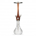 WOOKAH WALNUT CRYSTAL CLICK shisha pipe : Size:T.U, Color:CHECK