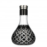 WOOKAH CRYSTAL COLOR CLICK Vase : Size:T.U, Color:CHECK BLACK