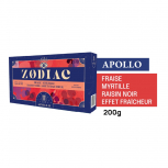 ZODIAC 200g Shisha Flavor : Size:T.U, Color:APOLLO - STRAWBERRY BLUEBERRY BLACK GRAPE (FRESHNESS EFFECT)