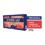 ZODIAC 200g Shisha Flavor : Size:T.U, Color:PROXIMA - STRAWBERRY RASPBERRY ICE TEA PEACH
