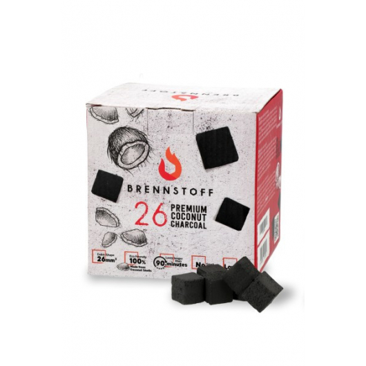 Brennstoff Cube Charcoal 26mm 1kg