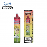 Puff 15000 Randm Tornado 0% Nicotine : Taille:T.U, Couleur:ICE TEA PEACH