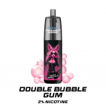 Puff 15000 RandM Tornado X White Rabbit Refillable 2% Nicotine : Size:T.U, Color:DOUBLE BUBBLE GUM