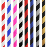 Striped Silicone Hose : Size:T.U, Color:SILVER-BLACK