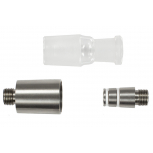 Adaptor for Steamulation glass stem : Size:T.U, Color:STAINLESS V2A