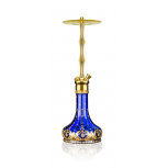 ADALYA ATH B-BRASS shisha pipe : Size:T.U, Color:HATEMI-SAFIR(D.BLUE)