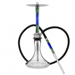 DSH Exclusive shisha pipe : Size:T.U, Color:BLUE-GREEN