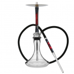 DSH Exclusive shisha pipe : Size:T.U, Color:RED-BLACK
