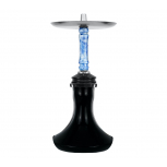 MOZE BREEZE shisha pipe : Size:T.U, Color:SILVER BLUE (BLACK)