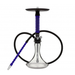 MAMAY CUSTOMS COLLOVER Mini shisha pipe : Size:T.U, Color:BLACK BLUE VARNISH
