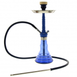 MYA MELINA shisha pipe : Size:T.U, Color:BLUE CHROME / BLUE