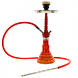 MYA MELINA shisha pipe : Size:T.U, Color:RED CHROME / RED