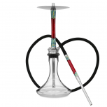 DSH Exclusive shisha pipe : Size:T.U, Color:CORAL RED