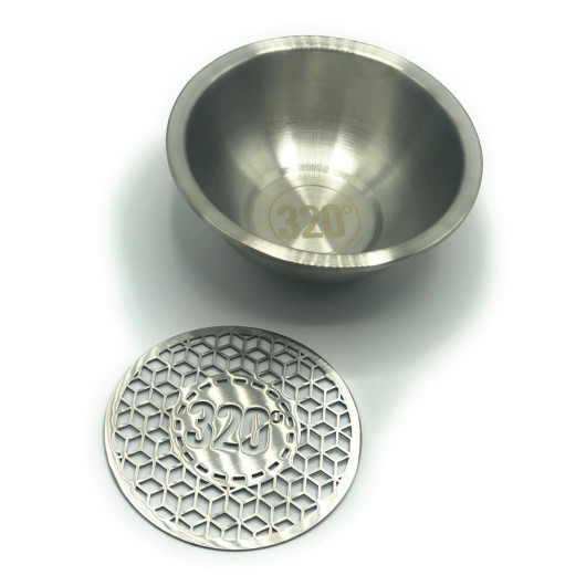 Kolenhouder Stainless 320°