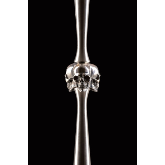 Shisha MAKLAUD SKULL STAINLESS SILVER