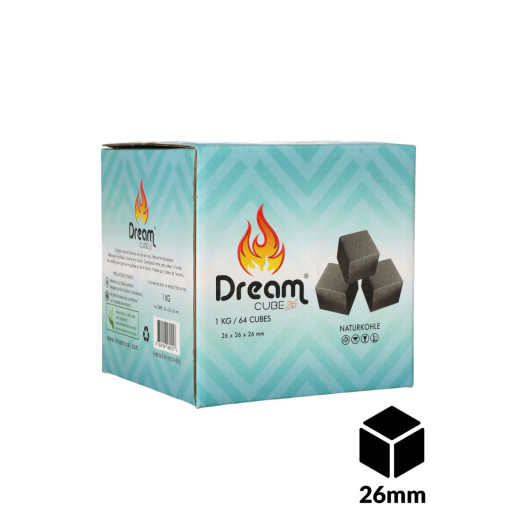 Houtskool DREAM CUBES 26mm 1kg