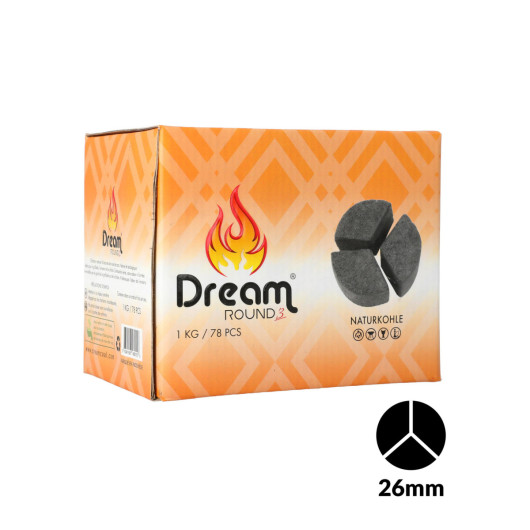 Въглища DREAM ROUND 3 BLOCKS 1Kg