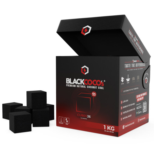 فحم BLACKCOCO's CUBES 26mm 1KG