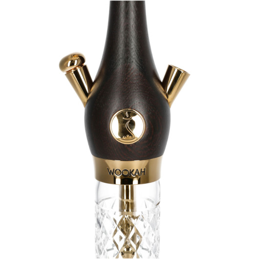 Narghilea WOOKAH WENGE GOLD EDITION - 24 CARATE