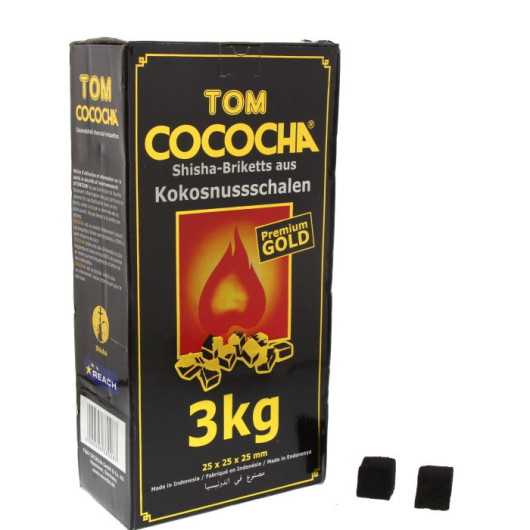 Houtskool TOM COCOCHA 3Kg GOLD	