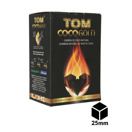 فحم TOM COCOCHA 1Kg GOLD	