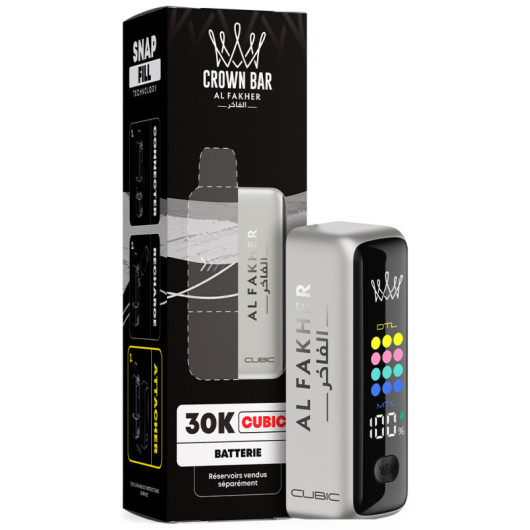 Vape Descartável Al Fakher Cubic 30K Crown Bar
