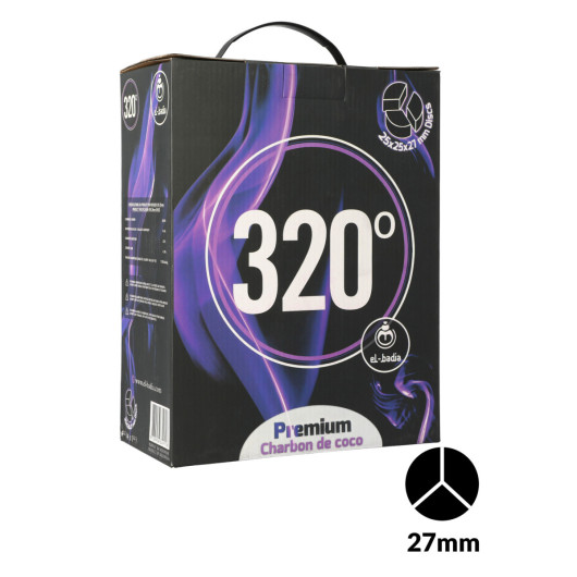 El-Badia 320° DISC 3B XL 1Kg kolen