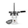 Set Cazoleta Dschinni Nero Glass + Sistema Chimenea Vulcan Air