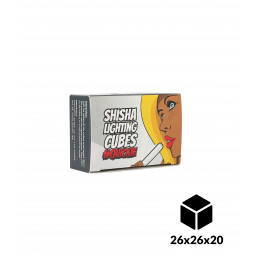 Charbons Cubes Auto-allumants 6pcs 26x26x20mm