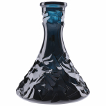 CAESAR FLOE TRIANGLE vase : Size:T.U, Color:AZUR